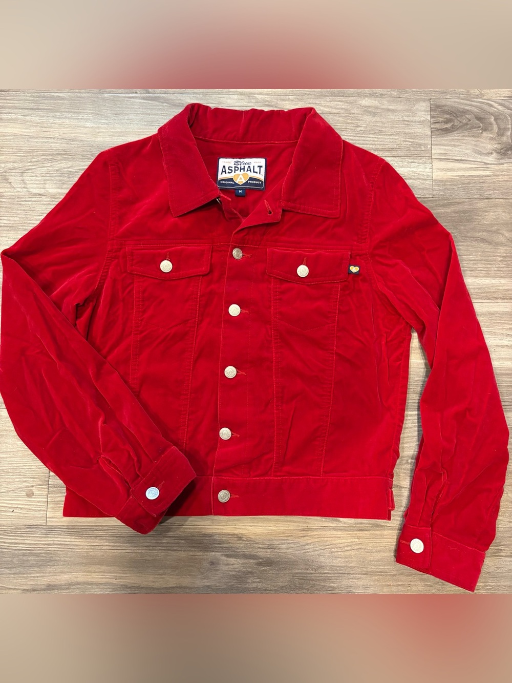 Blue Asphalt Red Jacket